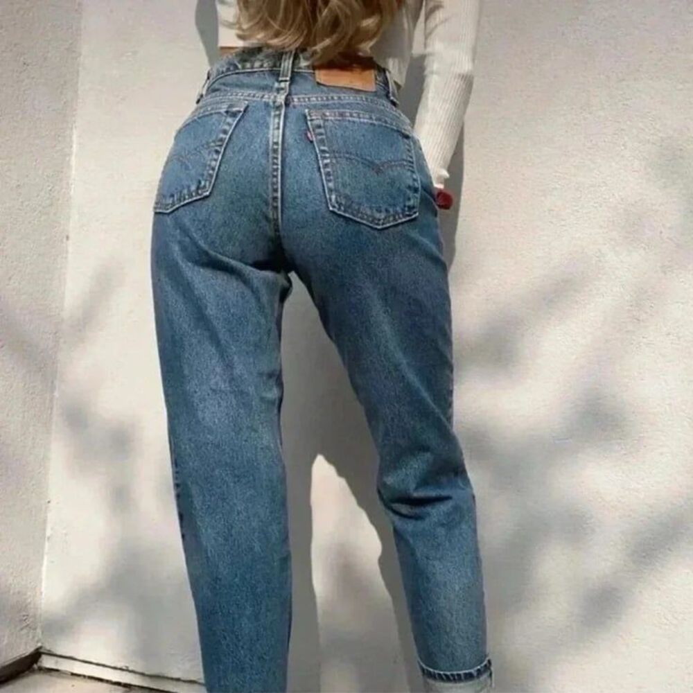 Levi's Blue Straight Leg Women's Jeans